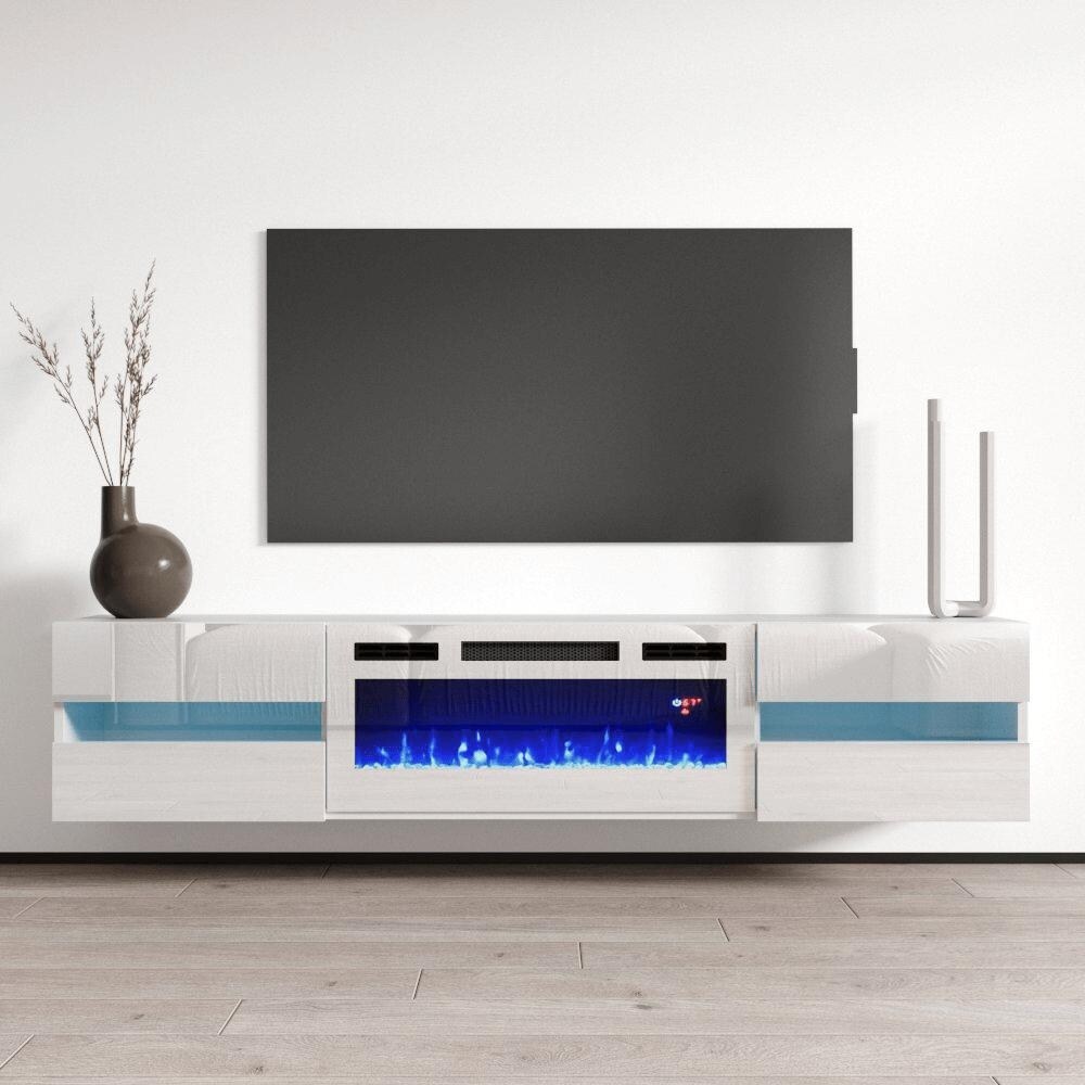 Metro WH EF Wall Mounted Electric Fireplace 72\