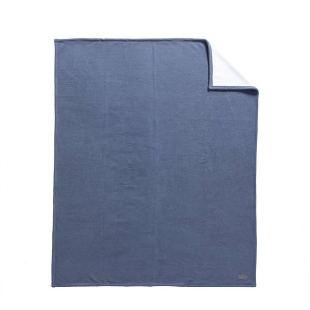 Reversible Solid Throw Blanket