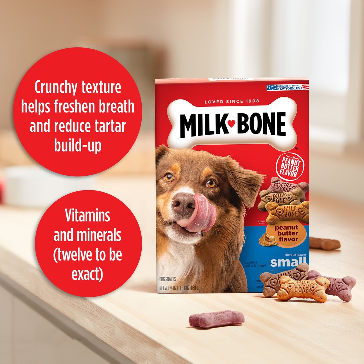 Milk-Bone Small Peanut Butter Flavor Variety Dog Treats