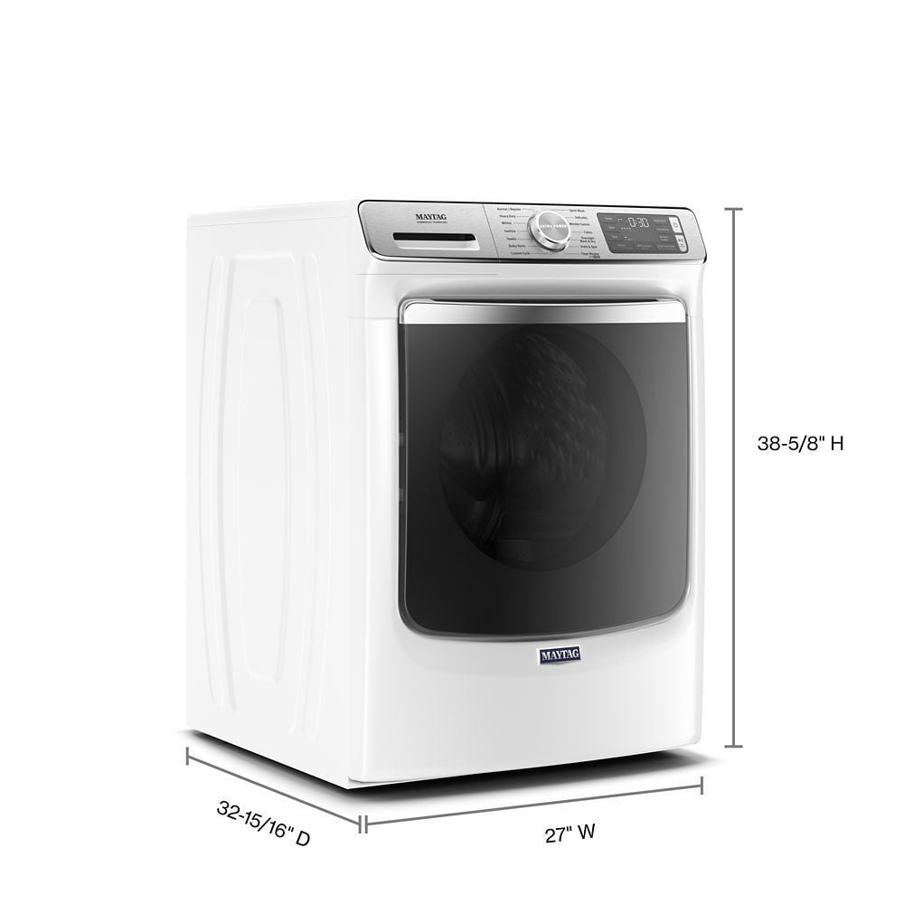 Maytag MHW8630HW Smart Front Load Washer With Extra Power And 24-Hr Fresh Hold® Option - 5.0 Cu. Ft.