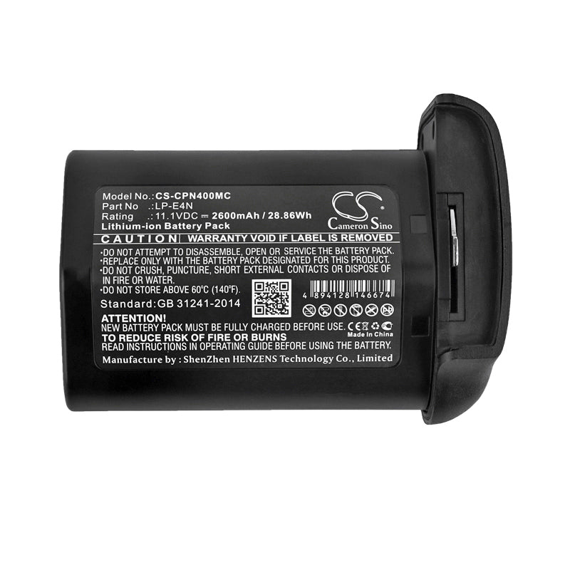 Canon 1D Mark 3 1D Mark 4 1DS Mark 3 1DX 5 2600mAh Replacement Battery BatteryClerkcom Camera