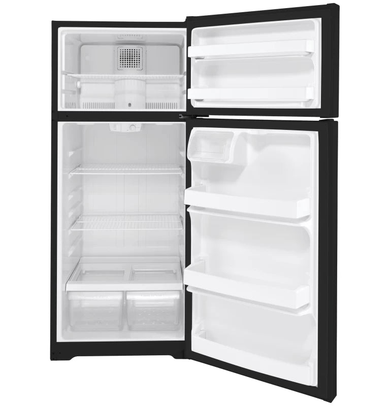 18.cu.ft fridge black  -  GTS18DTN