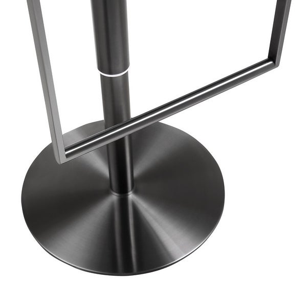 Amalfi Black on Black Steel Barstool