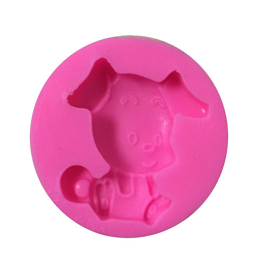 Cute Puppy Shape Chocolate Mold - 1pc