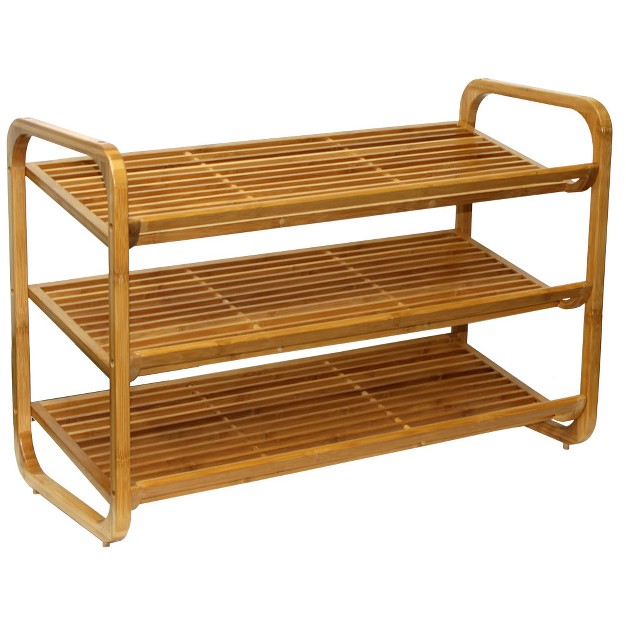 Oceanstar 3 Tier Shoe Rack