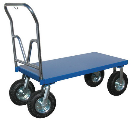 Vestil PNU 2448 pneumatic tire platform cart 24 x ...