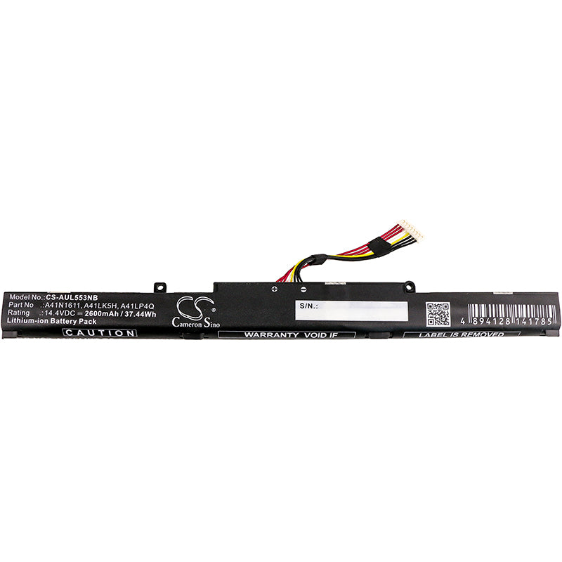 Asus GL553VD GL553VD1A GL553VD1B GL553VD2B GL55 Replacement Battery BatteryClerkcom Laptop and Notebook