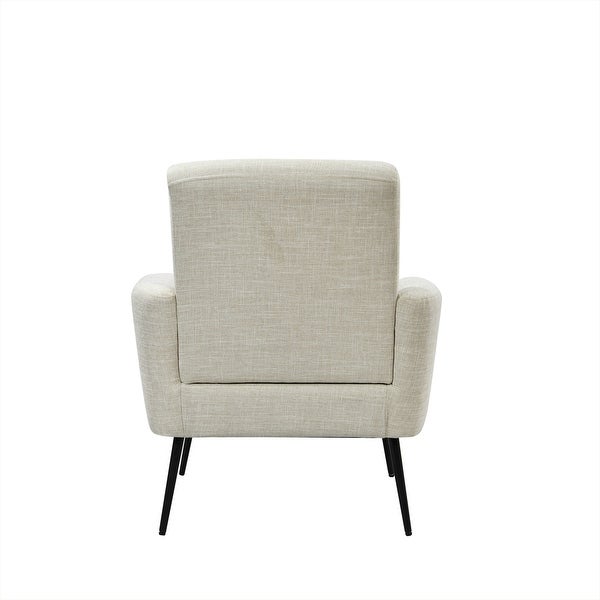 Upholstered Fabric Accent Chair