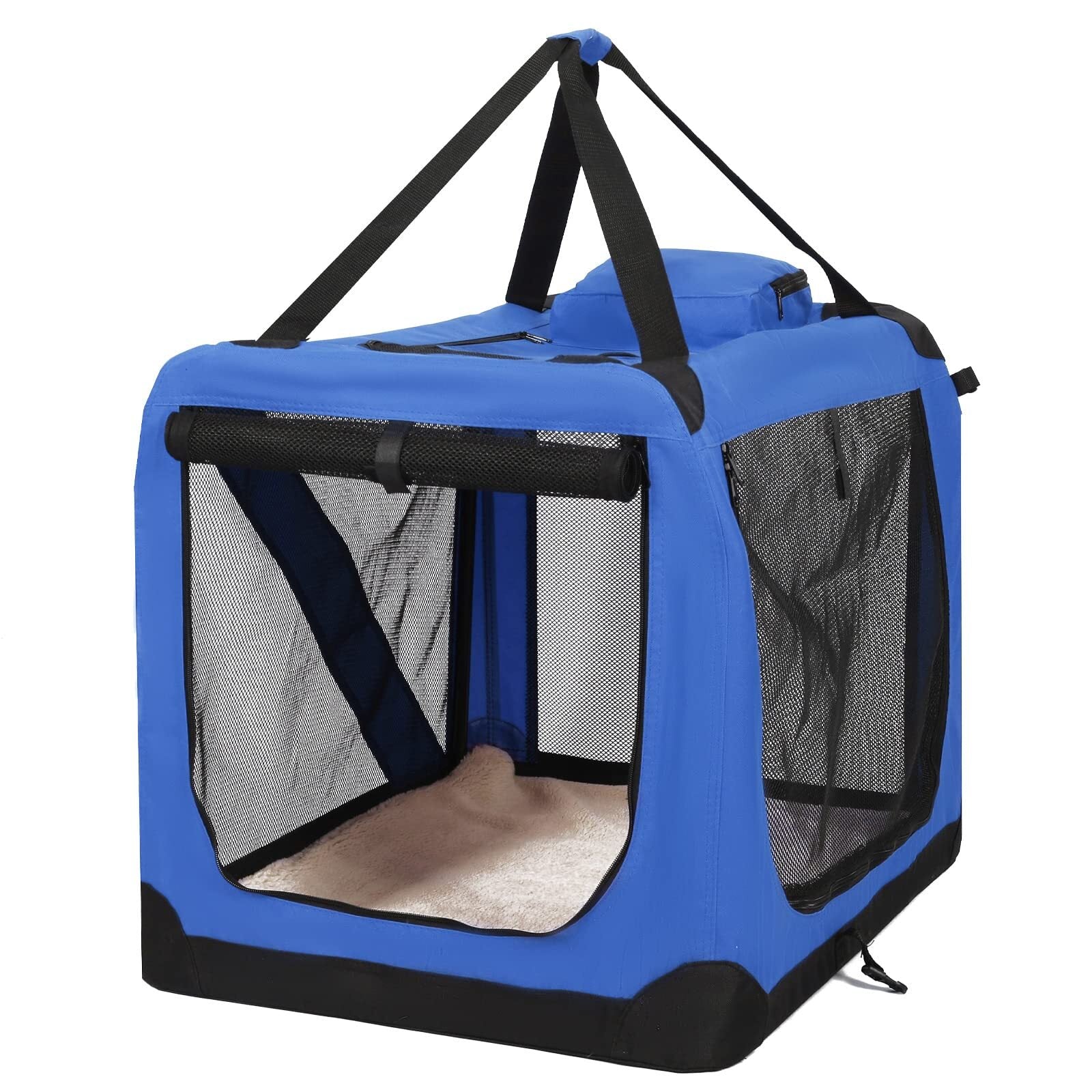 Cat Carriers Dog Carrier Pet Carrier Mesh Pet Travel Backpack Airline Approved Blue L Bbonlinedress