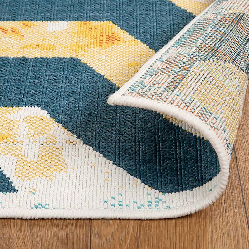 SUPERIOR Contemporary Geometric Indoor Outdoor Rug