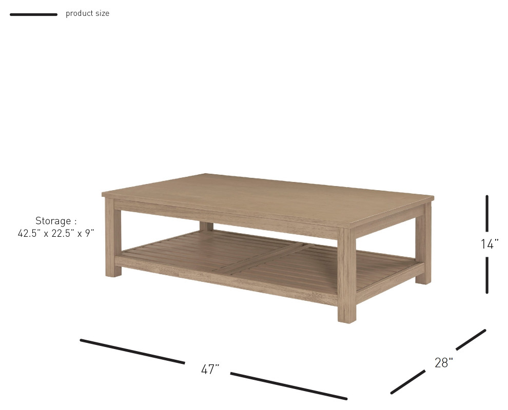 Tiburon Coffee Table   Rustic   Coffee Tables   by New Pacific Direct Inc.  Houzz