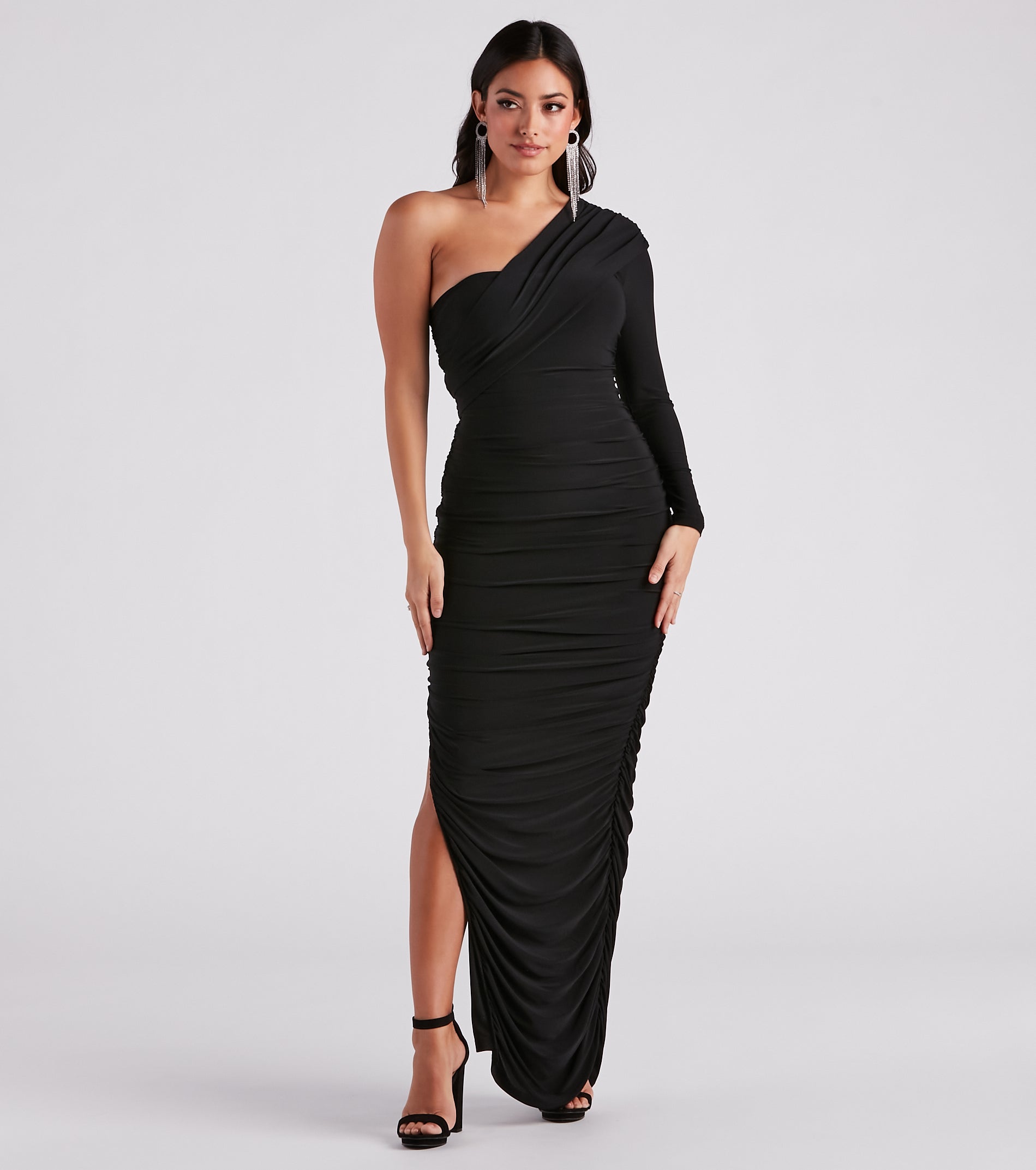 Teressa Formal Ruche Long Dress