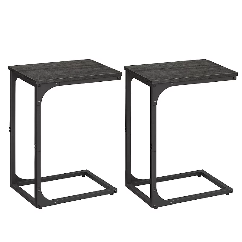 C-shaped End Table Set Of 2