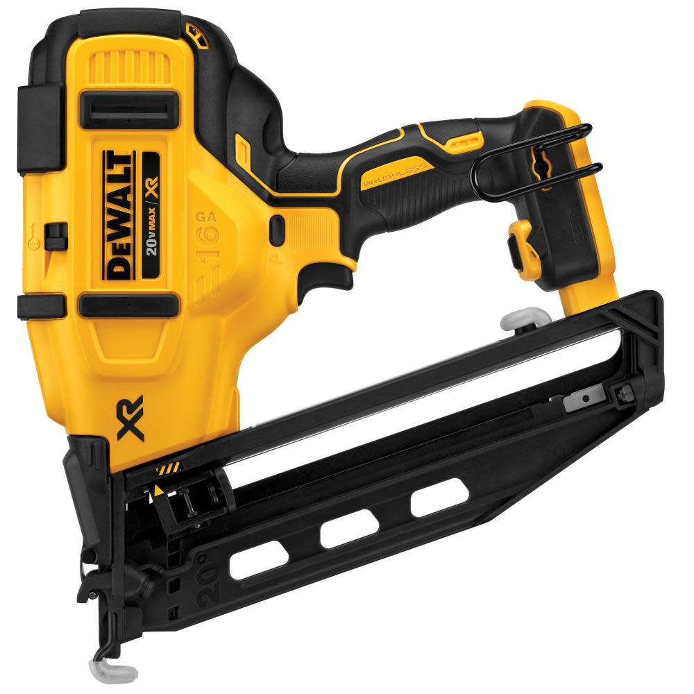 DEWALT 20 V MAX* 16 Gauge Angled Cordless Finish Nailer (Tool Only) DCN660B from DEWALT