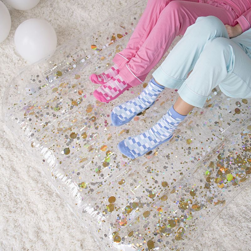 Packed Party Confetti-Filled Inflatable Lounger