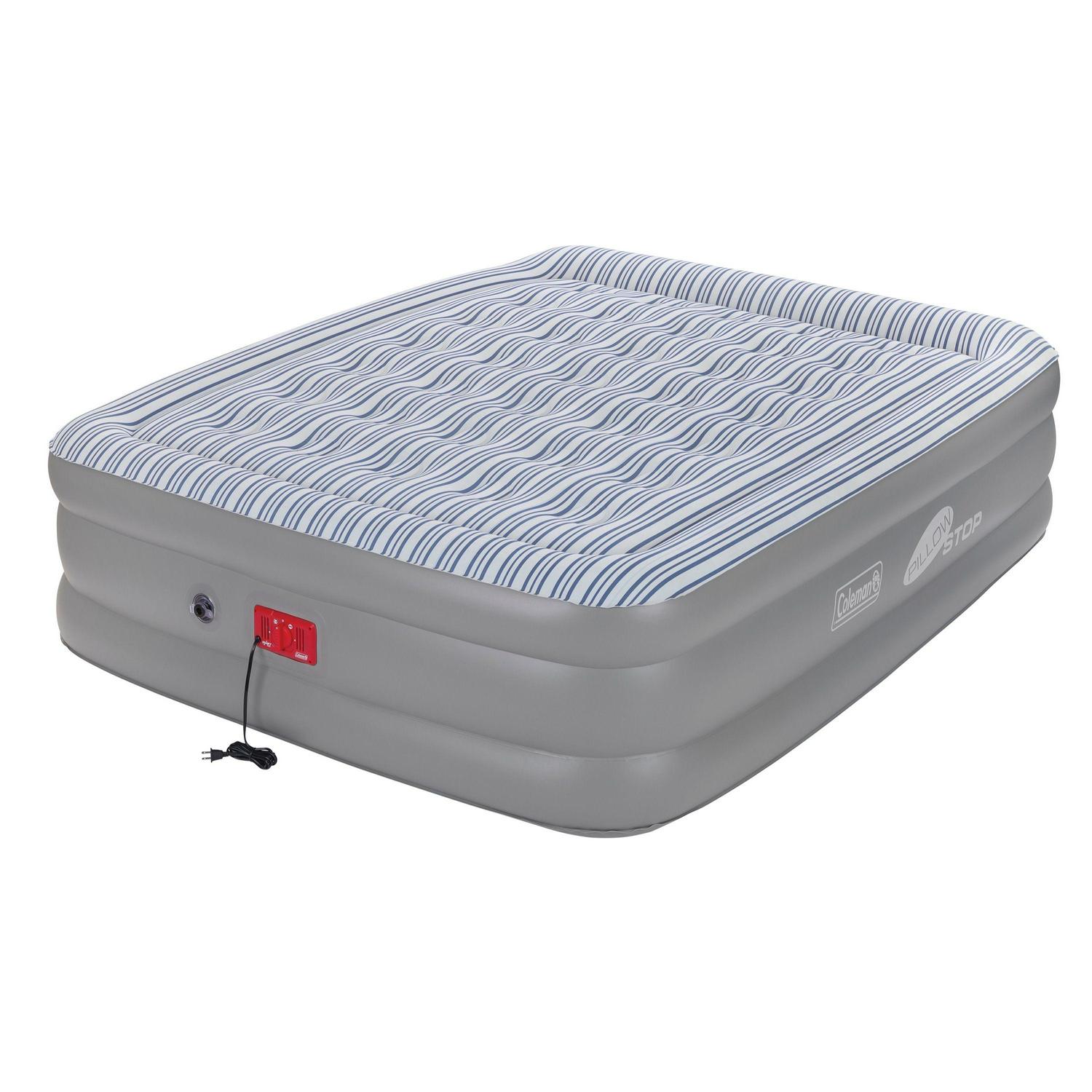 Coleman SupportRest Double-High Air Mattress with 120V Built-in Pump， Queen