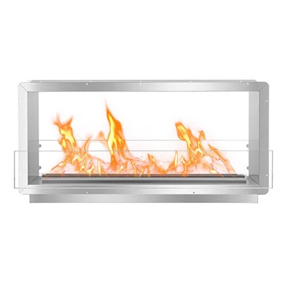 Bio Flame XL FIREBOX DOUBLE SIDED SS Fireplace w/ 38\