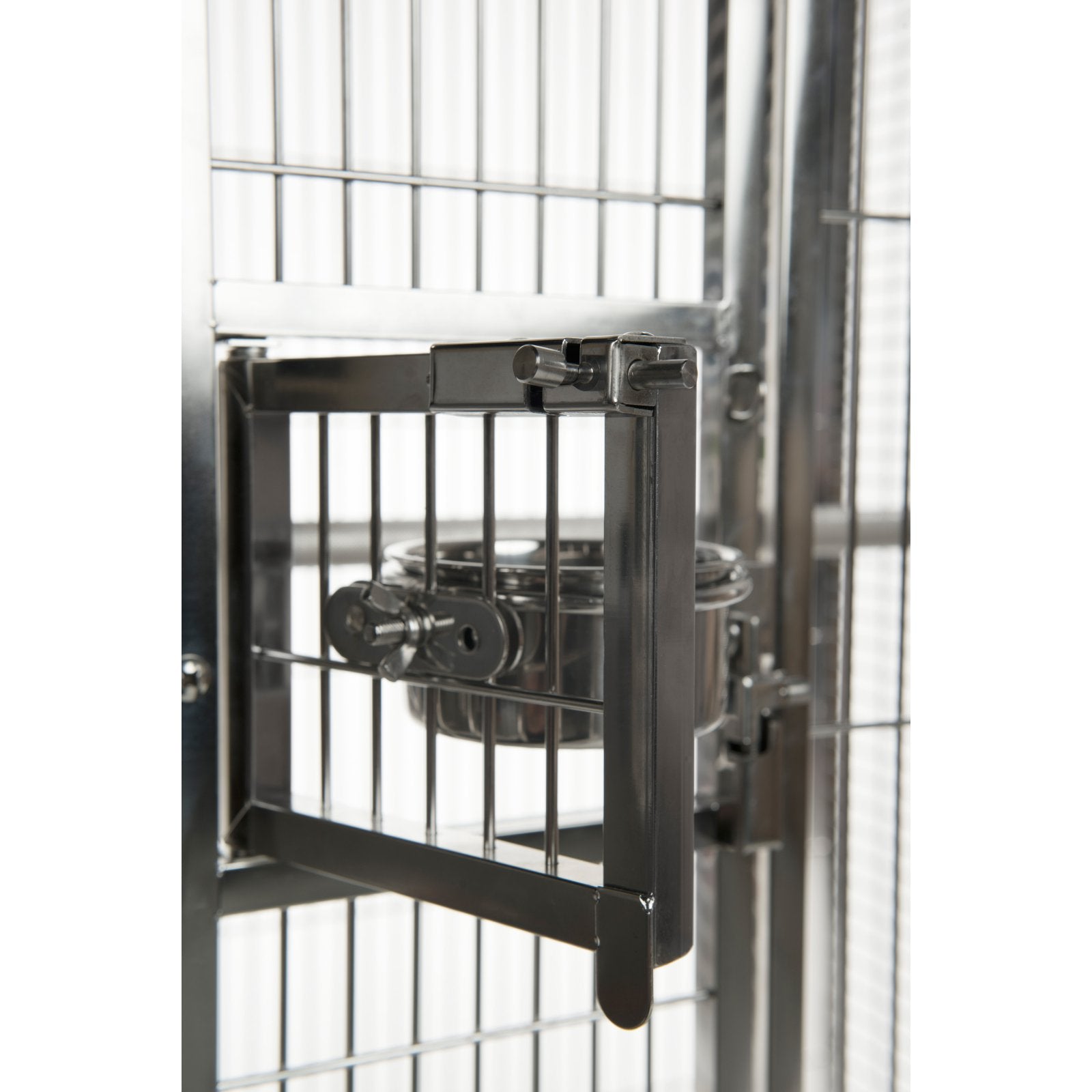 Prevue Pet Products Medium Stainless Steel Playtop Bird Cage 3453