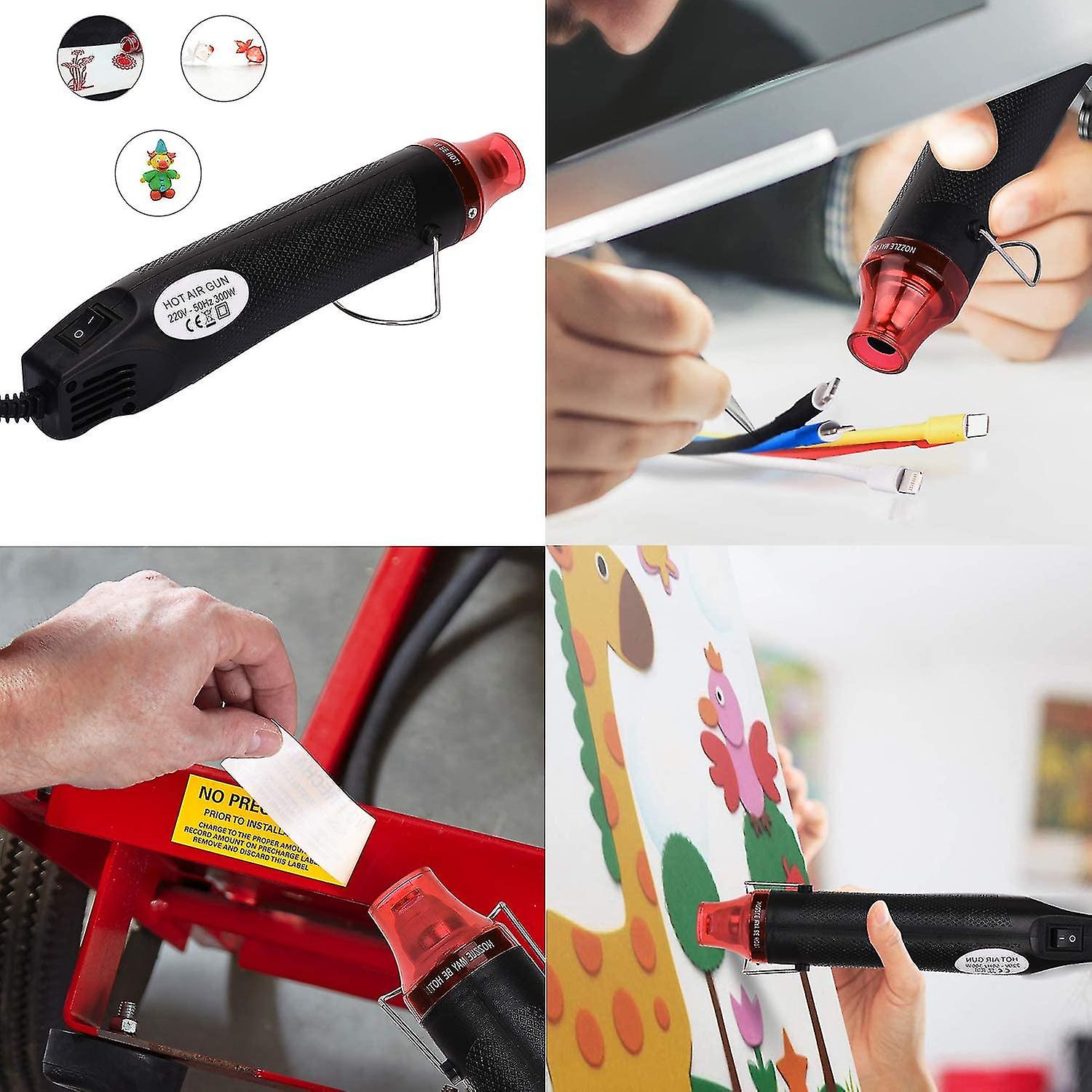 Mini Heat Gun， Portable Mini Heat Gun 300w Electric Diy Hot Air Gun Embossing Tool