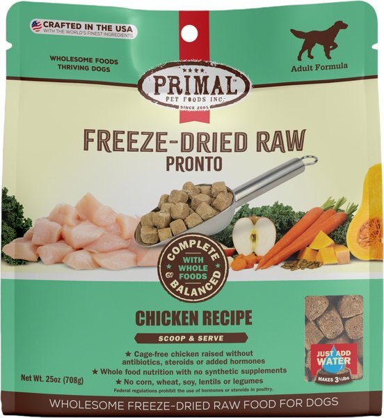 Primal Raw Pronto Chicken Recipe Dog Freeze-Dried Food