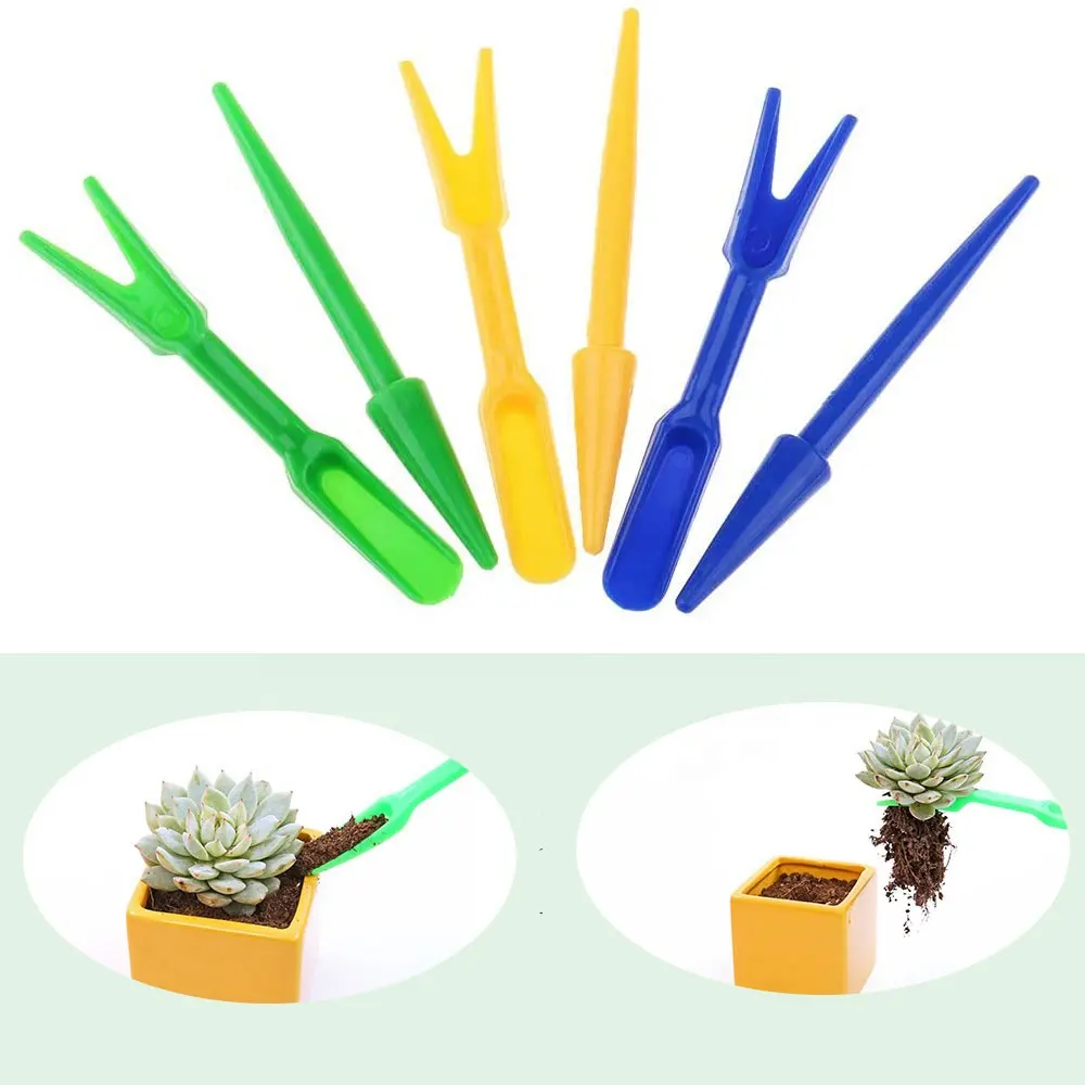 Hot Sell Plastic Green Lightweight Seedlings Dibber and Widger for Seedlings Dibber Widger