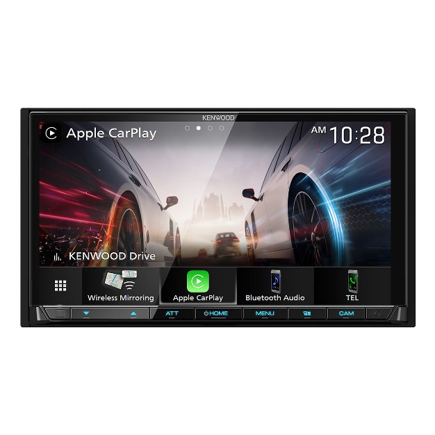 Kenwood Dmx9708s Digital Multimedia Receiver With Bluetooth Apple Carplay amp Android Auto