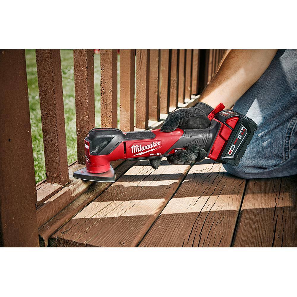 MW M18 FUEL 18V Lithium-Ion Cordless Brushless Oscillating Multi-Tool with FUEL Jigsaw (Tool-Only) 2836-20-2737-20