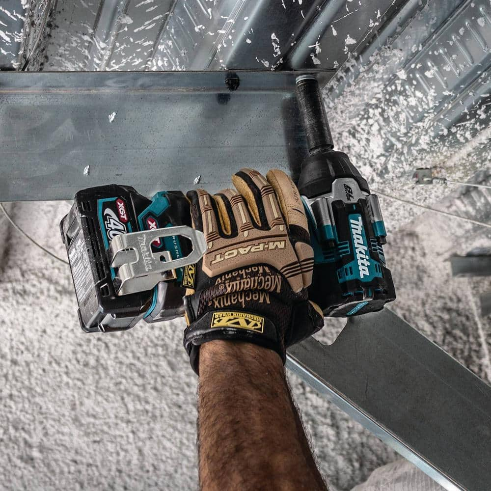 Makita 40V max XGT Brushless Cordless 4-Speed Mid-Torque 1/2 in. Impact Wrench Kit w/Detent Anvil, 2.5Ah GWT08D