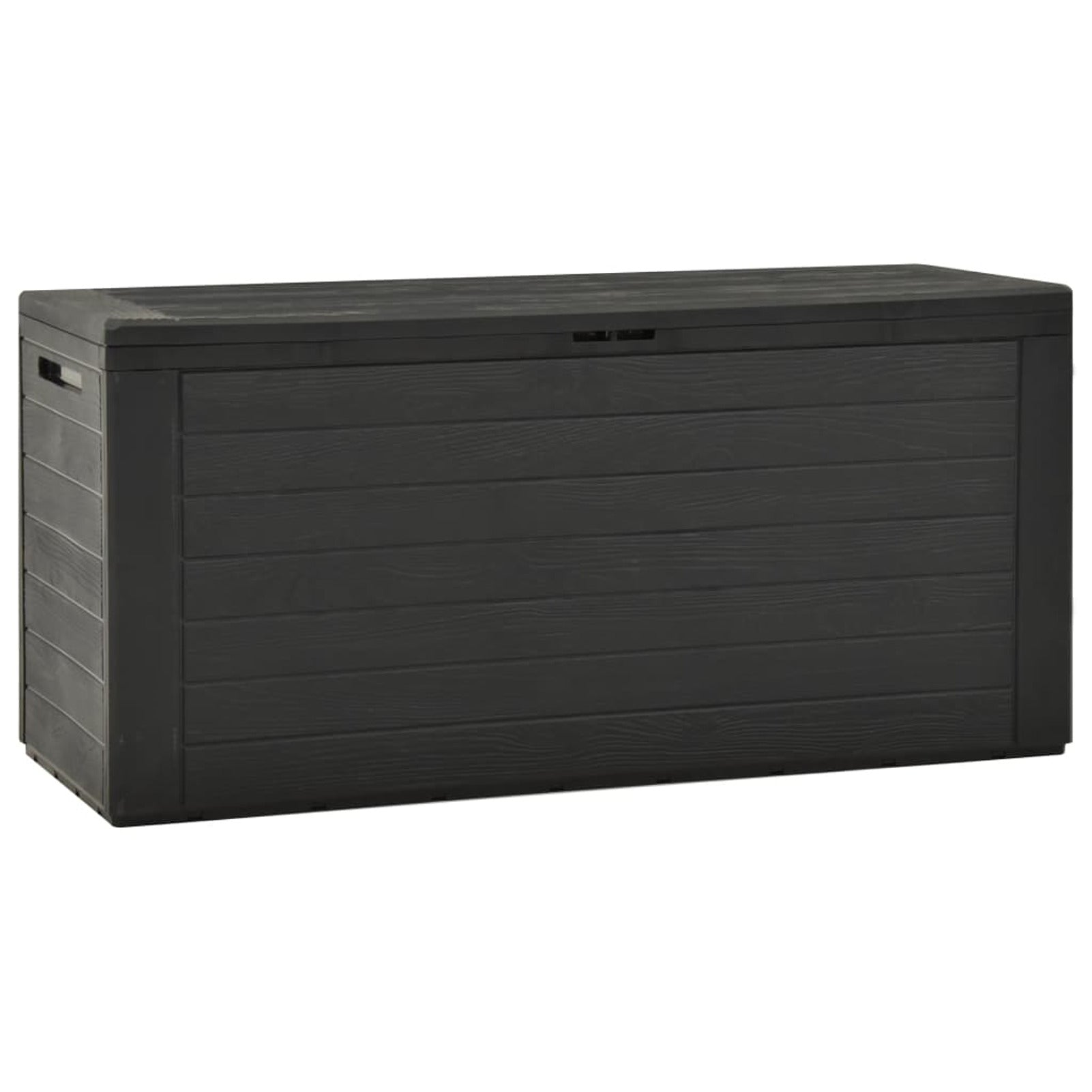 Lixada Garden Storage Box Anthracite 45.7"x17.3"x21.7"