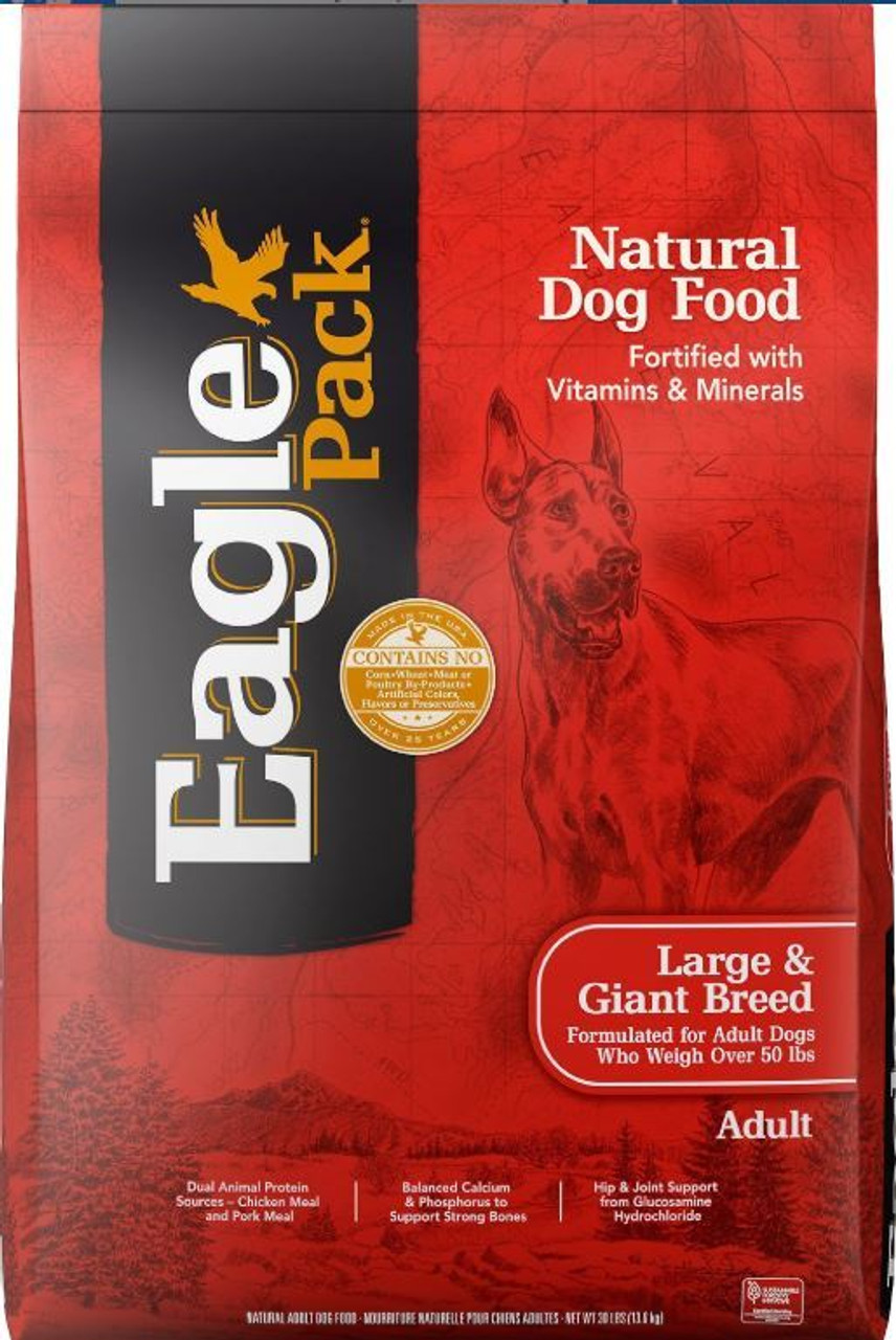 Eagle Pack Large and Giant Breed Adult Dry Dog Food， 30 Lbs.