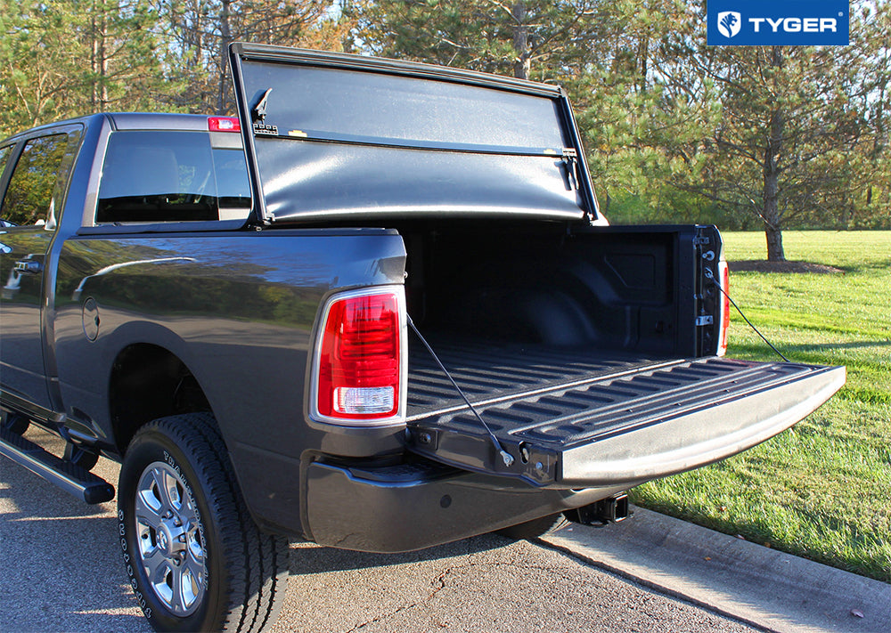 Tyger Auto T3 Soft Tri-fold Truck Bed Tonneau Cover Compatible with 2002-2018 Dodge Ram 1500; 2003-2022 2500 3500; 2019-2022 Classic | 6'4