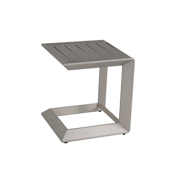 Modern All Aluminum Outdoor Coffee Table