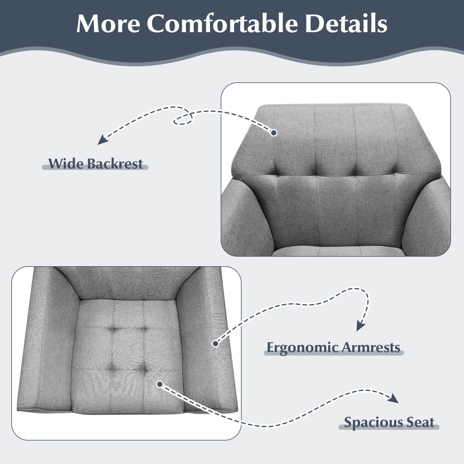 Giantex Accent Chair for Living Room Set