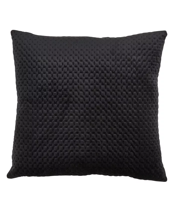 Saro Lifestyle Pinsonic Velvet Decorative Pillow， 18