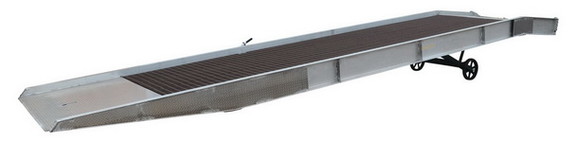 Vestil SY 207236 L alum yard ramp steel grating 74...