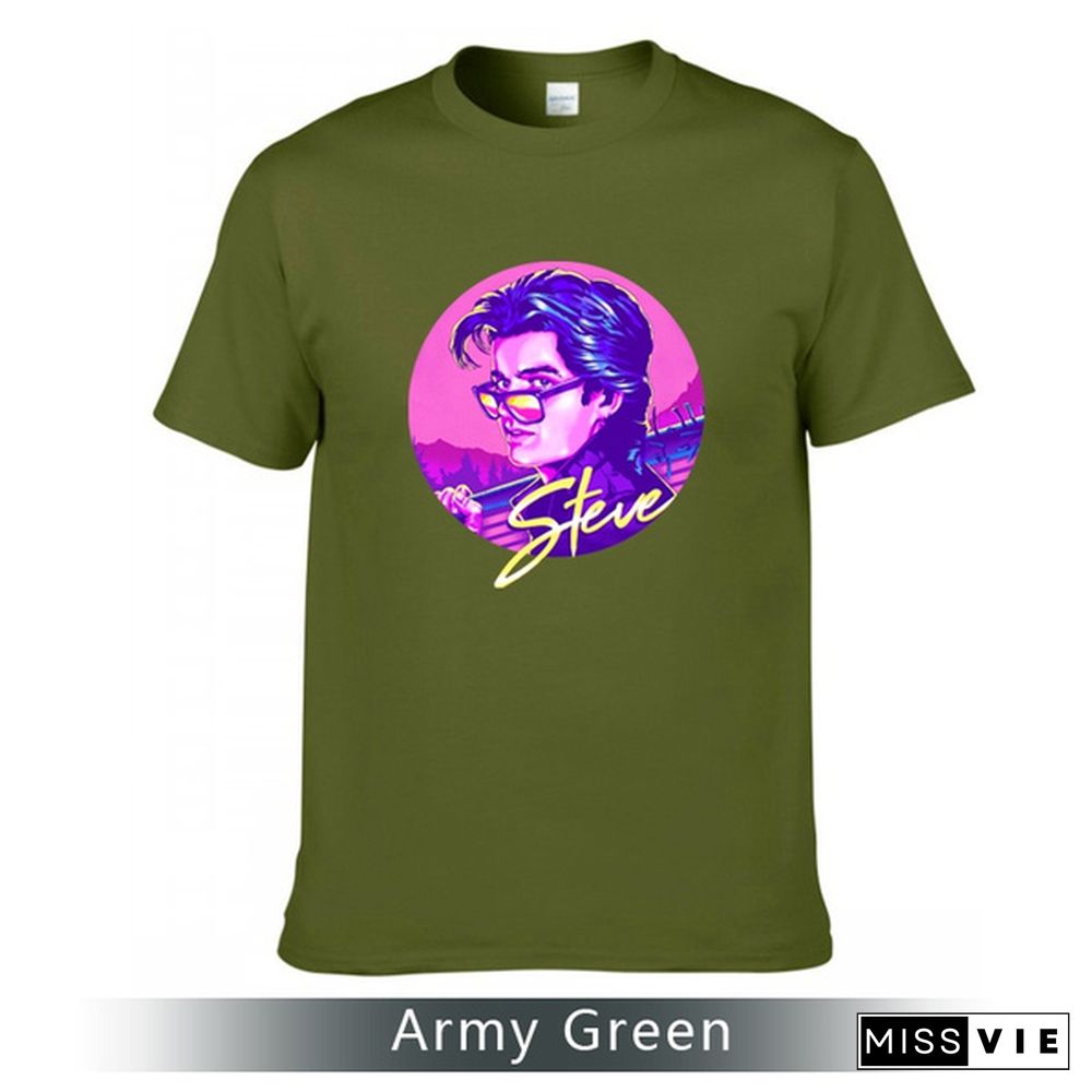 Stranger Things Steve Harrington T-Shirt,Fashion Unisex High Quality Printed T-Shirt