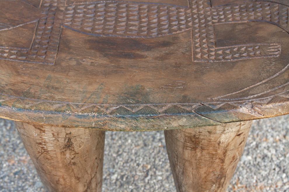 Rare Carved Lizard African Senufo Table   Southwestern   Side Tables And End Tables   by De cor  Houzz