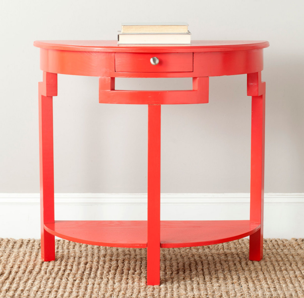 Matilda Console Red   Contemporary   Console Tables   by AED Luxury Home Decor  Houzz