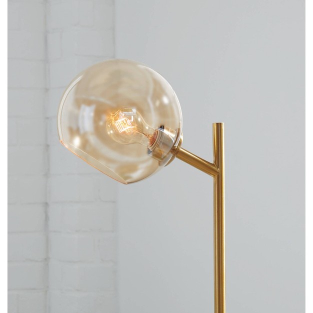 Abanson Desk Lamp Amber gold Signature Design By Ashley