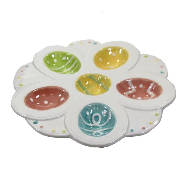 Tabletop Parade Egg Tray One Egg Platter Inches Johanna Parker Easter Deviled A4257 Dolomite Multicolored