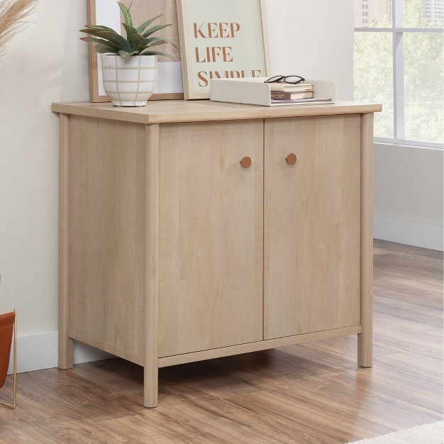 Whitaker Point Storage Cabinet Natural Maple Sauder