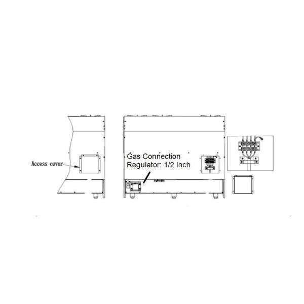 Thor Kitchen Pre-Converted Propane 30 in. 4.2 cu. ft. Dual Fuel Range in Stainless Steel HRD3088ULP