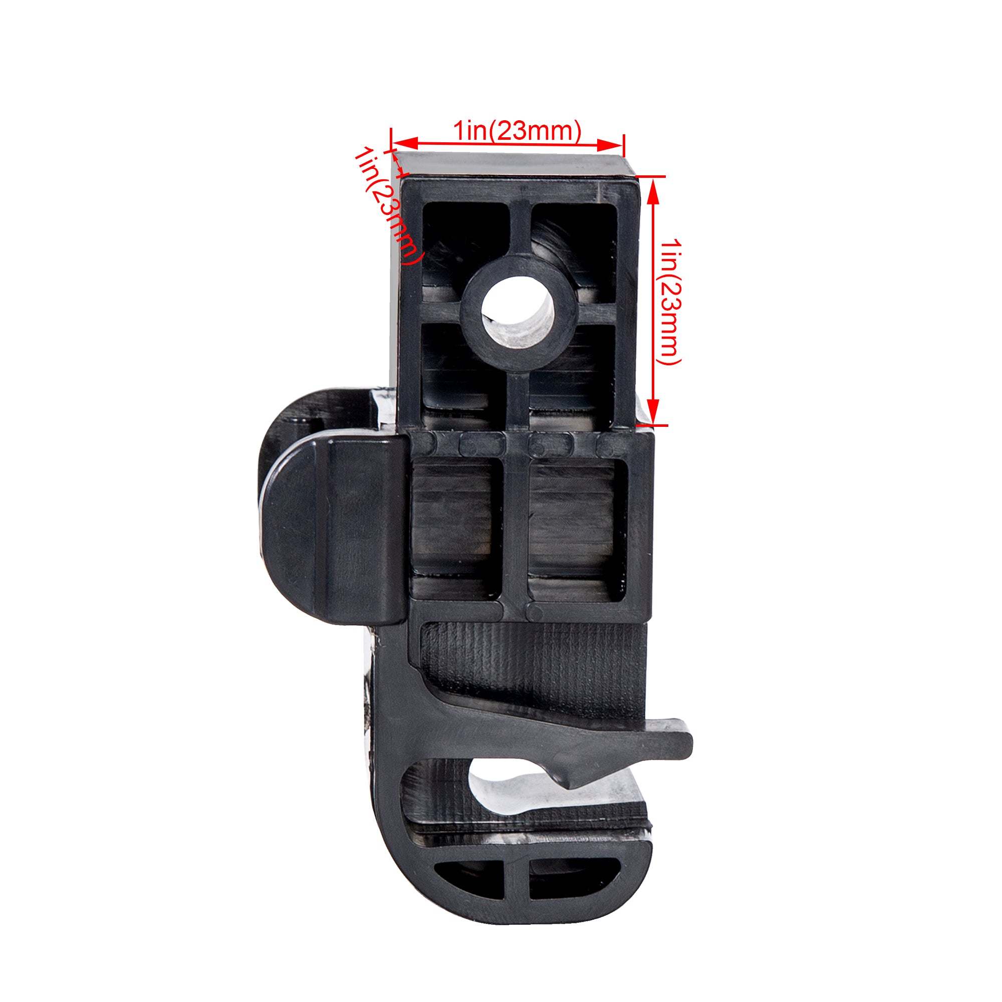 Kojem Black Pontoon Bimini Top Latch Connector Bracket Plastic Replacement for 002957