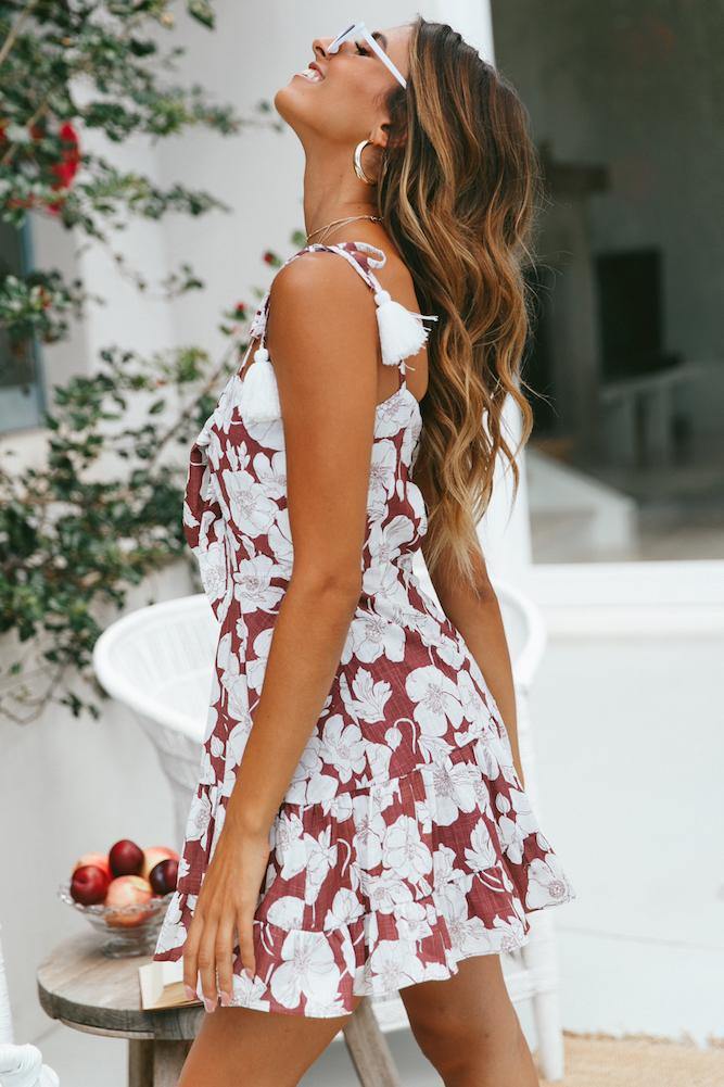 Looking For The Light Dress Plum