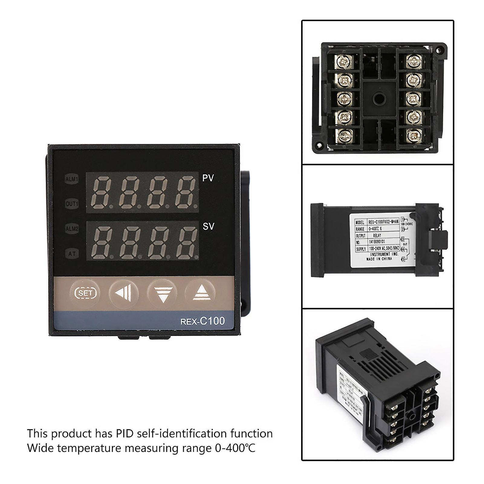 Pid Digital Temperature Controller Relay Output Rex C100fk02-m*an