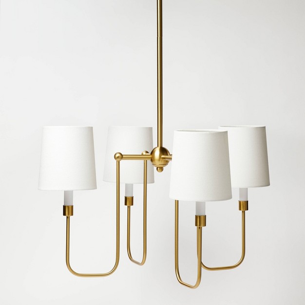 4 arm Chandelier Designed With Studio Mcgee