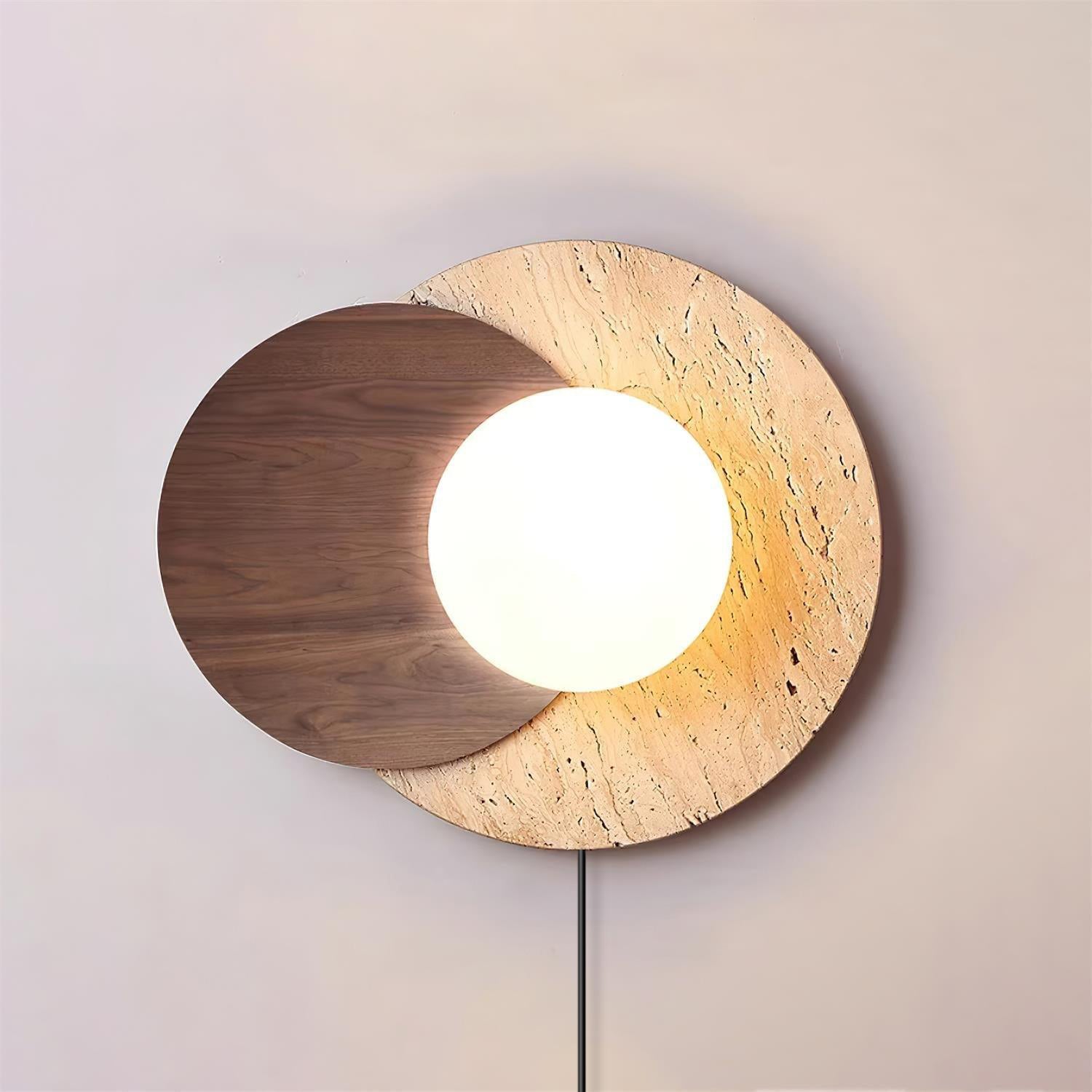 Lunar Eclipse Plug-in Wall Lamp