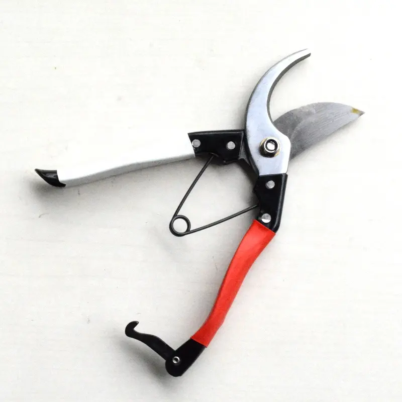 Professional Garden Tool Heavy Duty Hand Pruner Carbon Steel Blade Garden Branch Bypass Pruner Shear