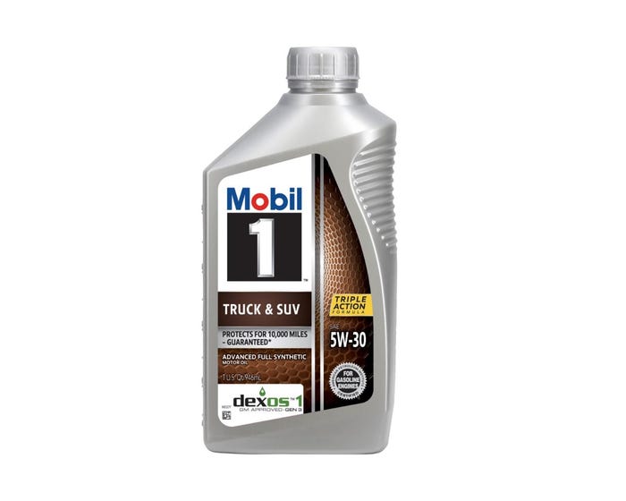 Mobil 1 Truck  SUV Advanced Full Synthetic Motor Oil， 5W-30， 1 Quart - 124595