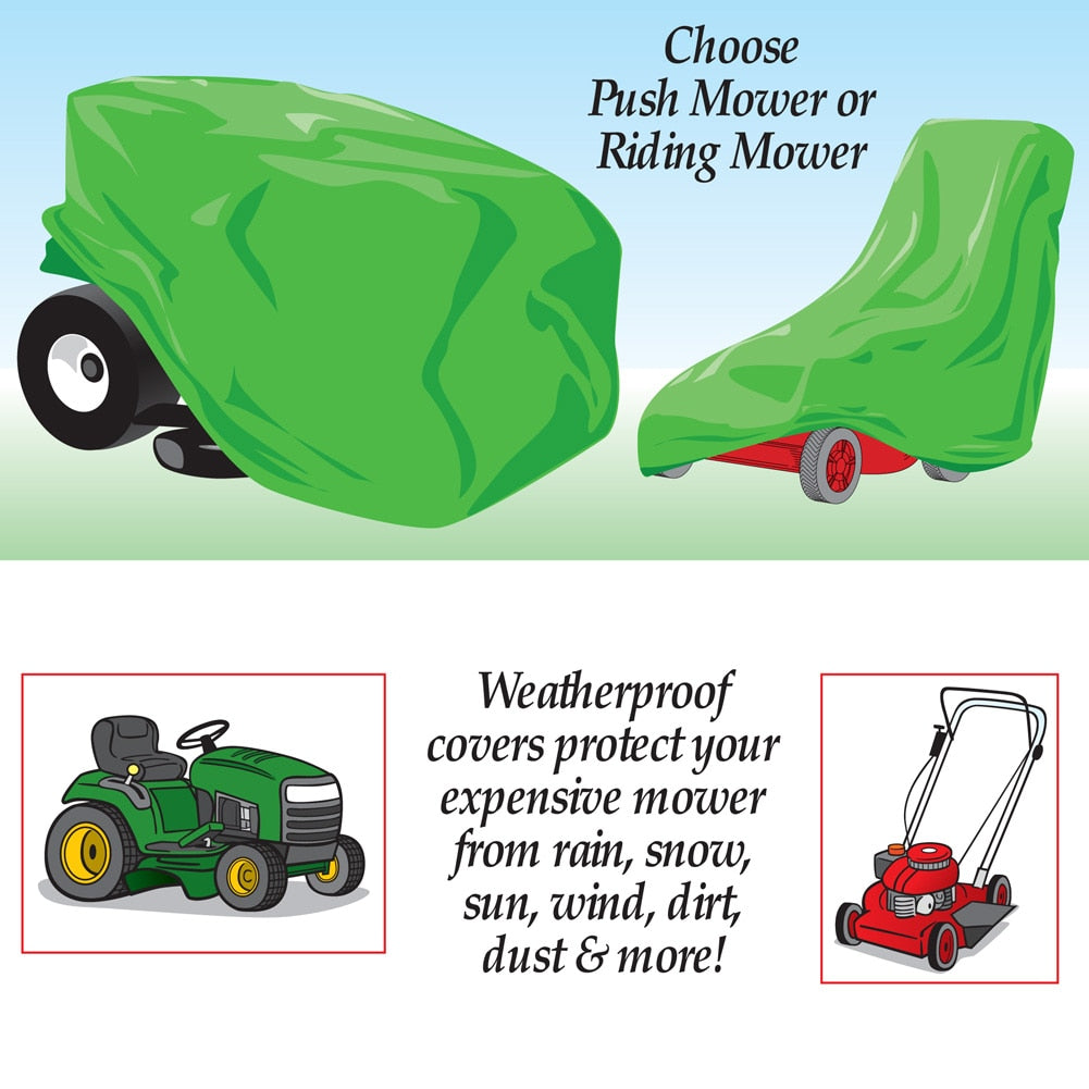 Weatherproof Lawn Mower Slip On Cover Riding Mower